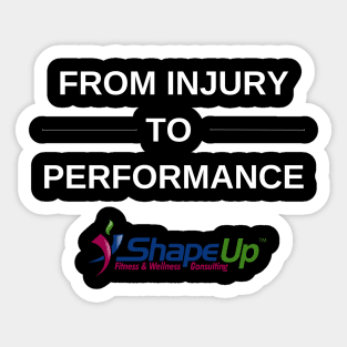 Shape Up Fitness & Wellness Consulting Sticker